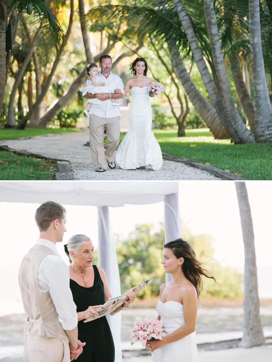 Bride and groom celebrate outdoors, bride sings with guitarist.