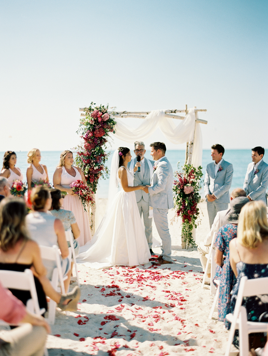 Sunset Key Wedding, Key West wedding Photographer, Key West Beach Weddings